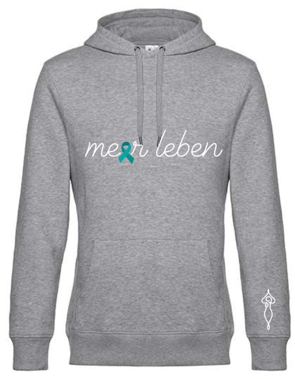 Meerleben Hoodie grey "Schleife"