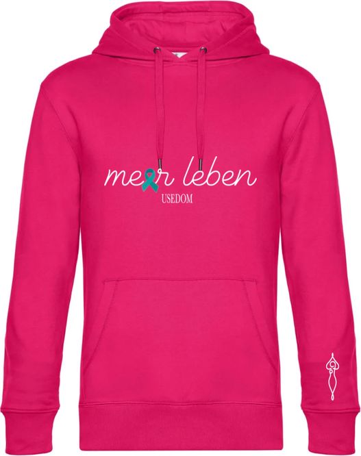 Meerleben Hoodie pink "Usedom-Edition"