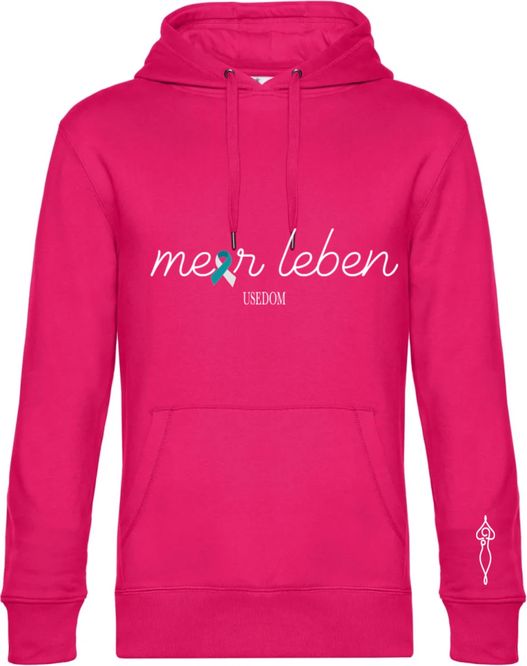 Meerleben Hoodie pink "Usedom-Edition"