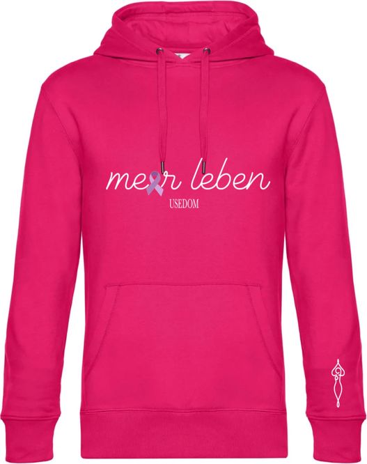 Meerleben Hoodie pink "Usedom-Edition"