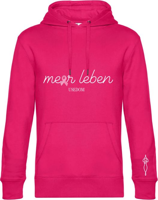 Meerleben Hoodie pink "Usedom-Edition"