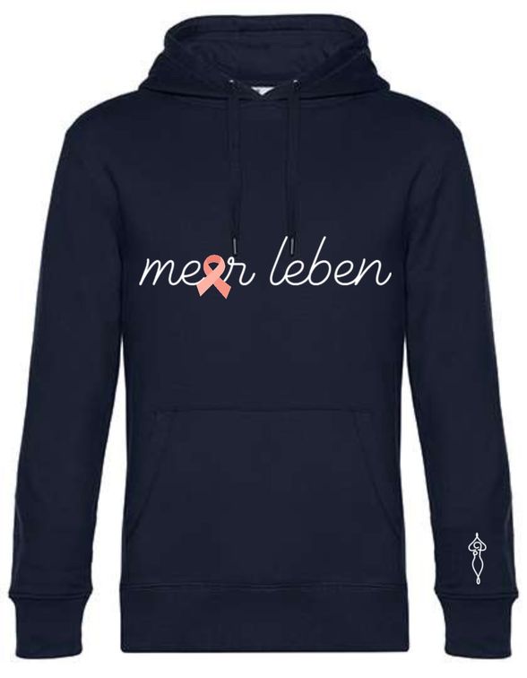 Meerleben Hoodie navy blue "Schleife"