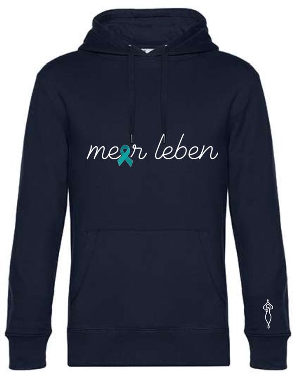 Meerleben Hoodie navy blue "Schleife"