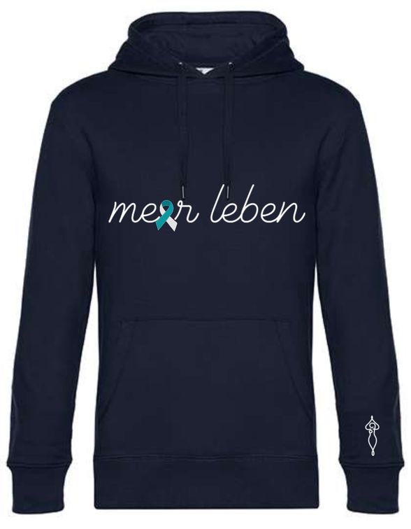 Meerleben Hoodie navy blue "Schleife"