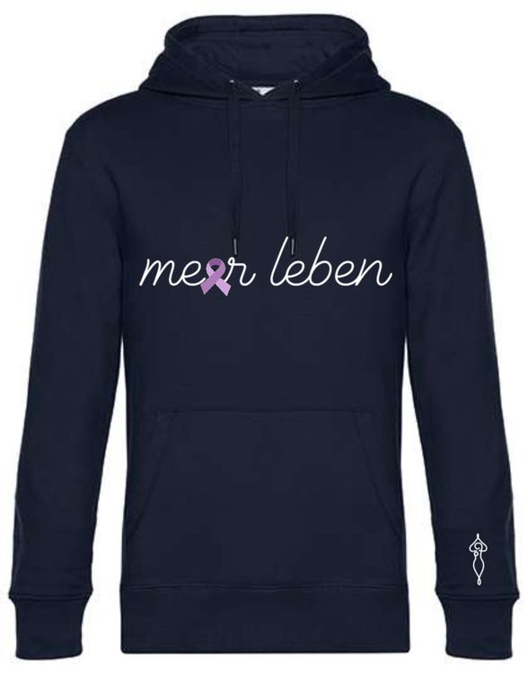 Meerleben Hoodie navy blue "Schleife"