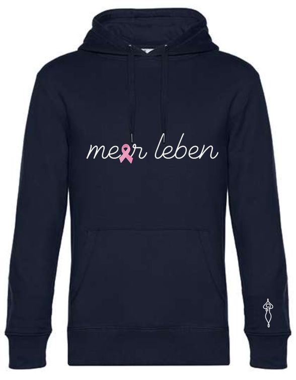 Meerleben Hoodie navy blue "Schleife"