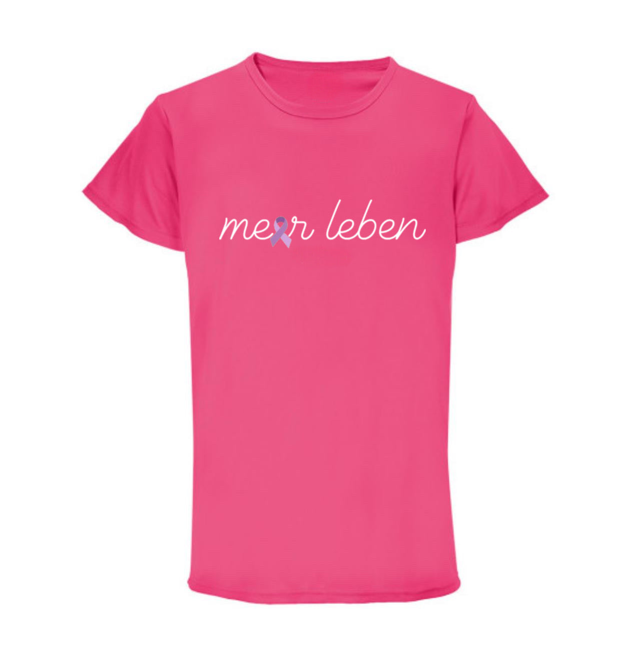 Meerleben Funktions-Shirt pink "Schleife"