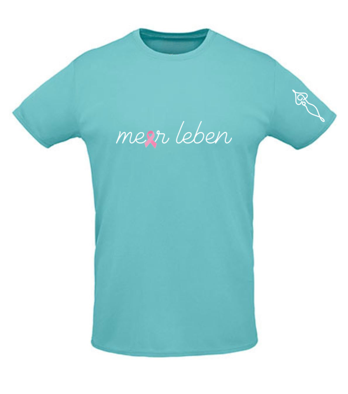 Meerleben Funktions-Shirt poolblue "Schleife"