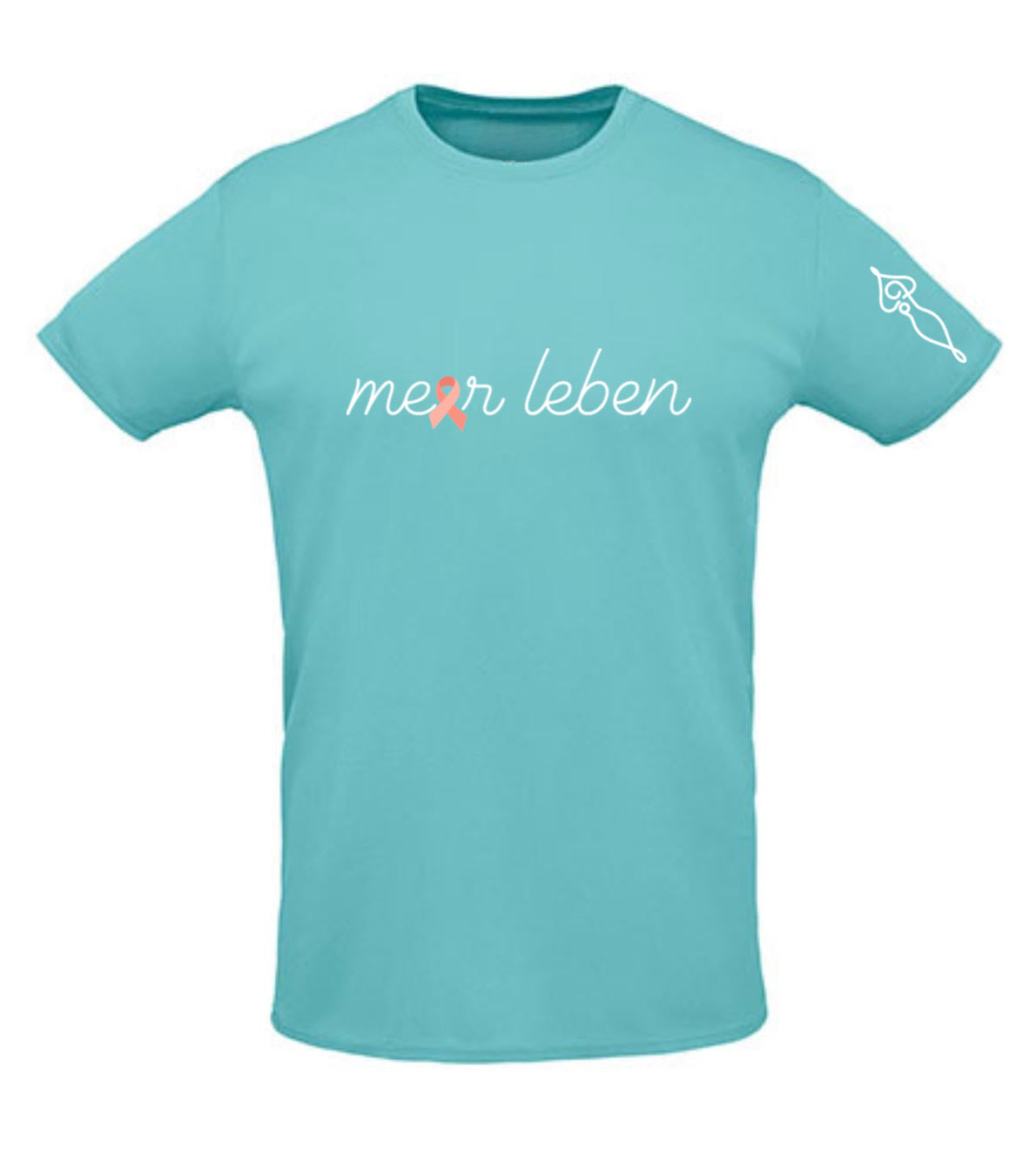 Meerleben Funktions-Shirt poolblue "Schleife"