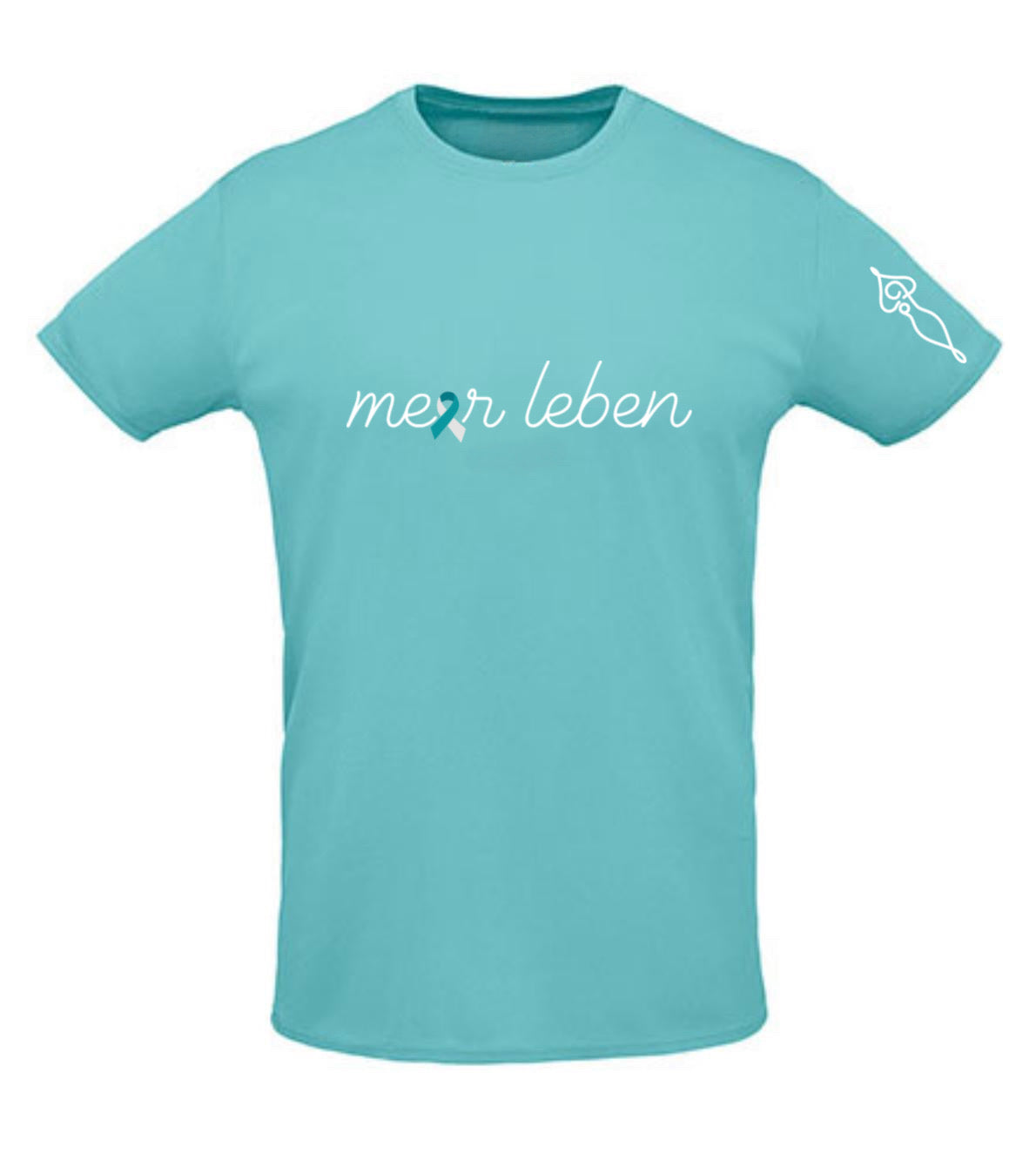 Meerleben Funktions-Shirt poolblue "Schleife"