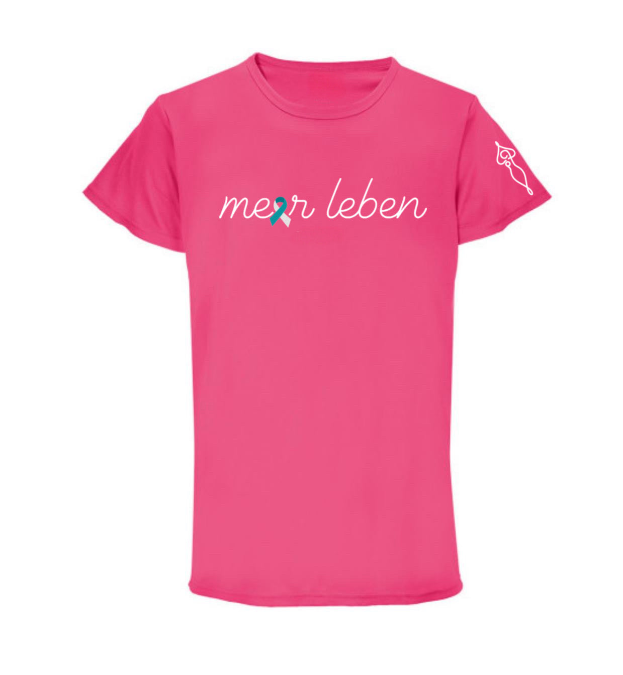Meerleben Funktions-Shirt pink "Schleife"