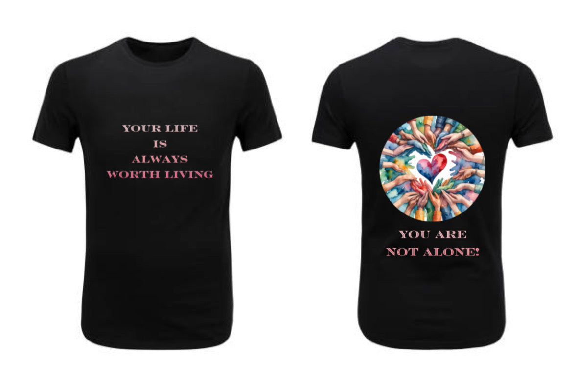 T-Shirt "you are not alone"