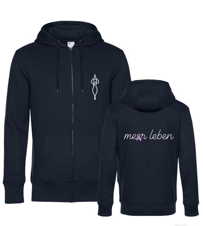 Meerleben Sweatjacke navy "Schleife"