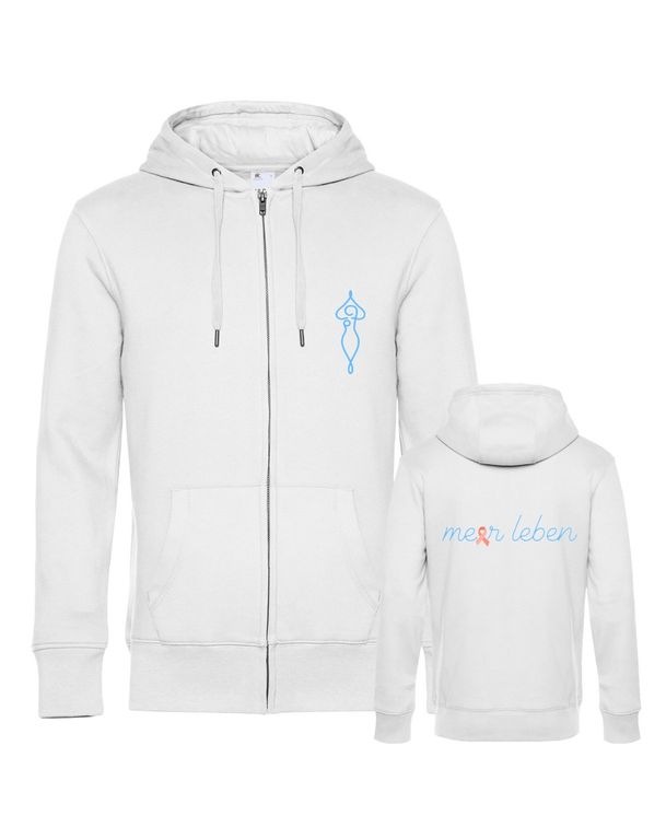 Meerleben Sweatjacke white "Schleife"