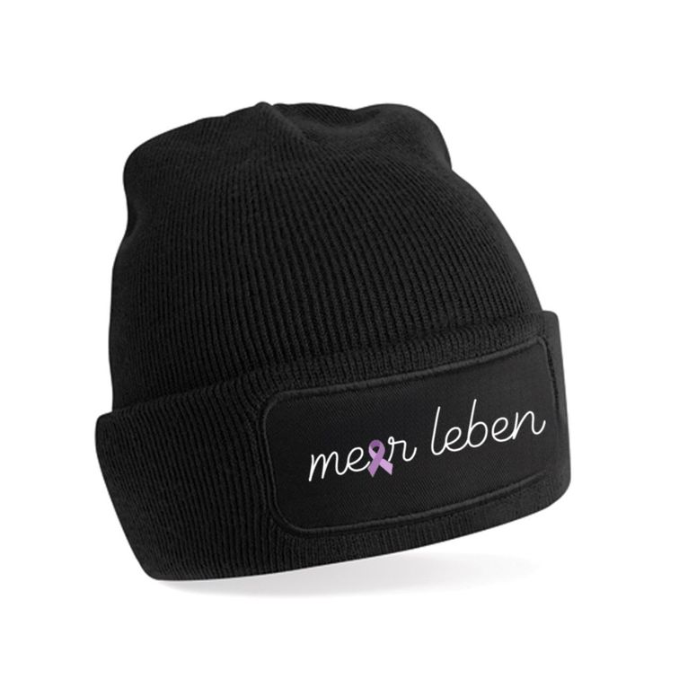 Beanie black "Schleife"