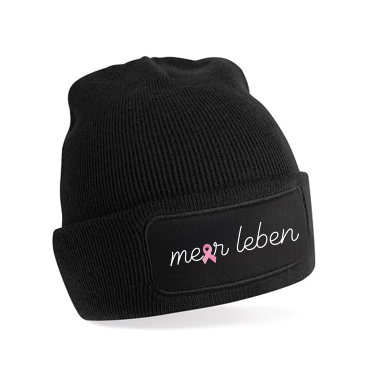 Beanie black "Schleife"