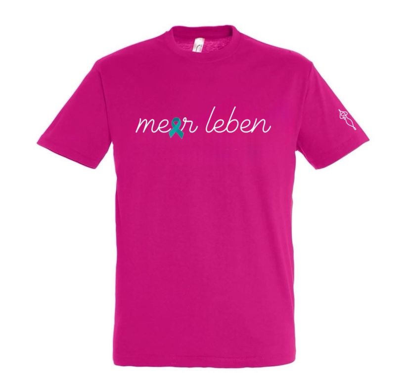 Meerleben T-Shirt fuchsia "Schleife"
