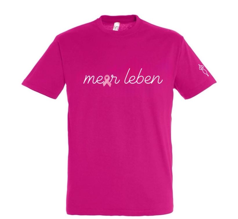 Meerleben T-Shirt fuchsia "Schleife"