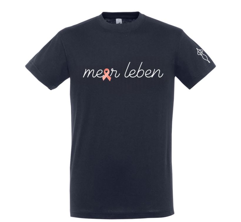 Meerleben T-Shirt navy "Schleife"