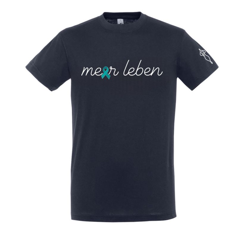 Meerleben T-Shirt navy "Schleife"