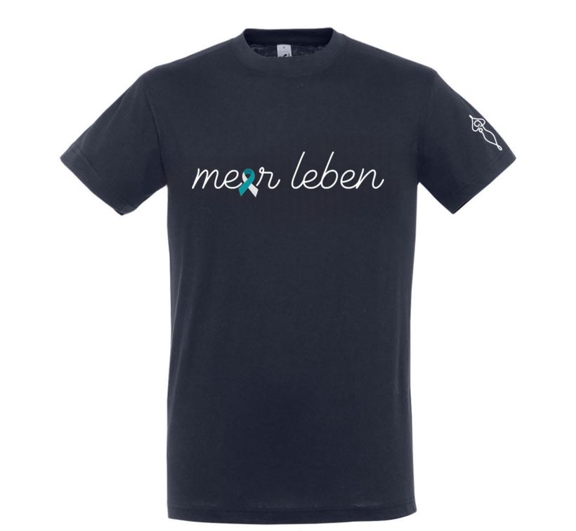 Meerleben T-Shirt navy "Schleife"