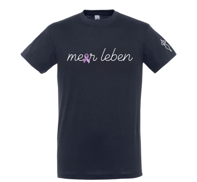 Meerleben T-Shirt navy "Schleife"