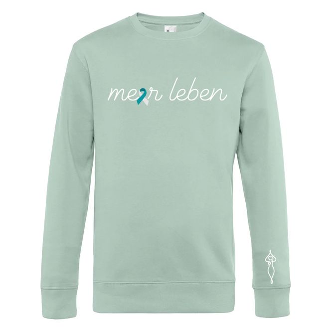 Sweater Meerleben aqua green "Schleife"
