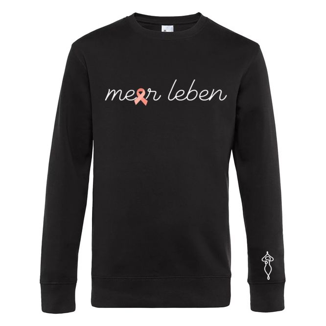 Sweater Meerleben black "Schleife"