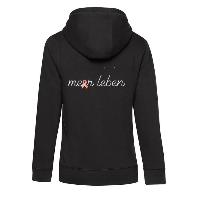 Meerleben Sweatjacke black "Schleife"