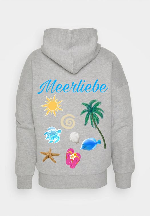 Meerleben Hoodie grey "Meerliebe"
