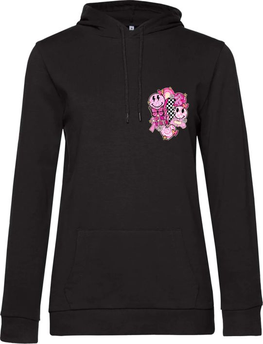 Hoodie black"pink Vibes"