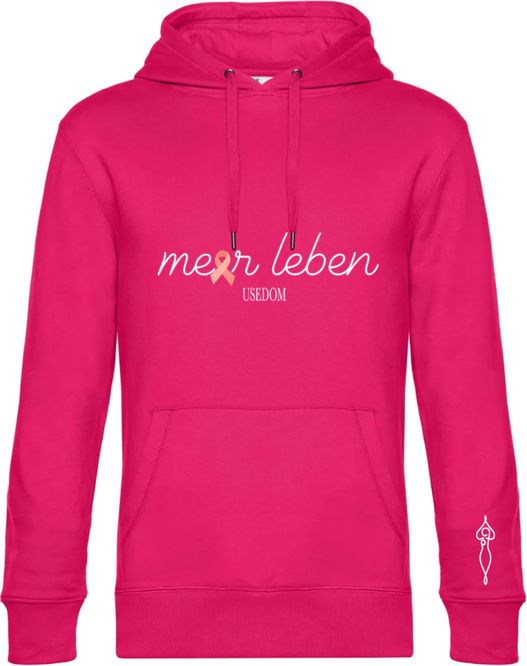Meerleben Hoodie pink "Usedom-Edition"