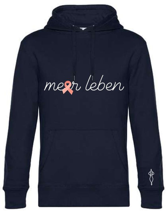 Meerleben Hoodie navy blue "Schleife"