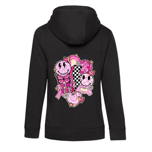Hoodie black"pink Vibes"