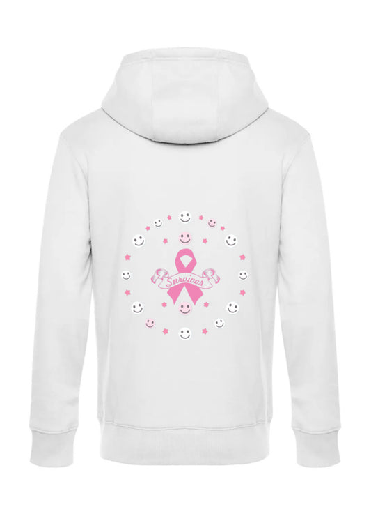 Hoodie white  "Survivor"