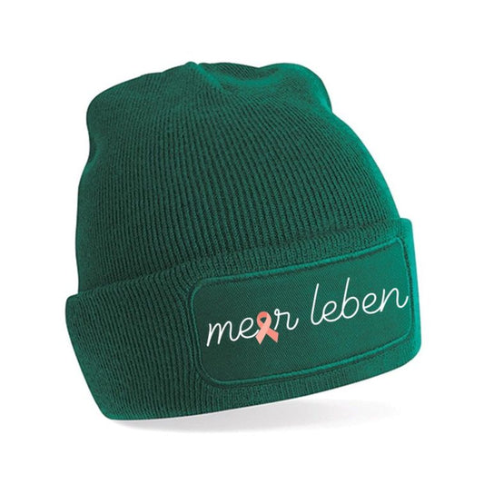 Beanie grün "Schleife"