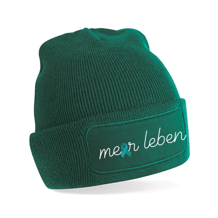 Beanie grün "Schleife"