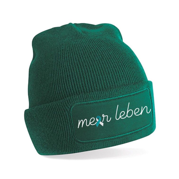 Beanie grün "Schleife"