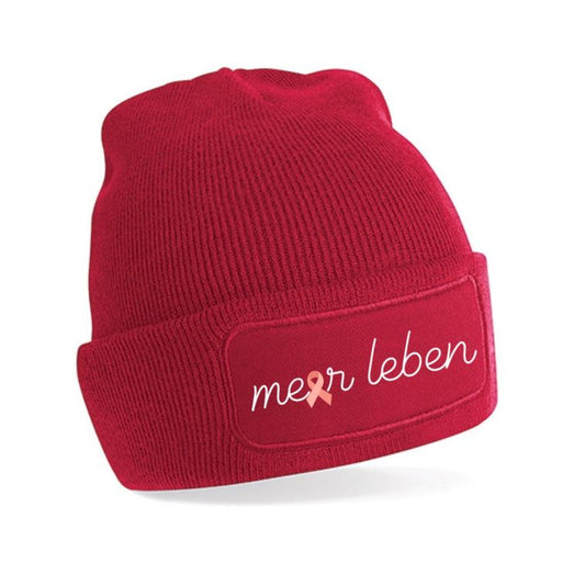 Beanie rot "Schleife"