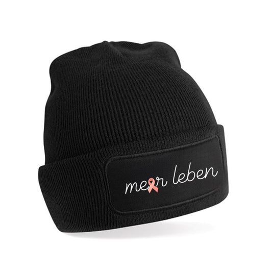 Beanie black "Schleife"