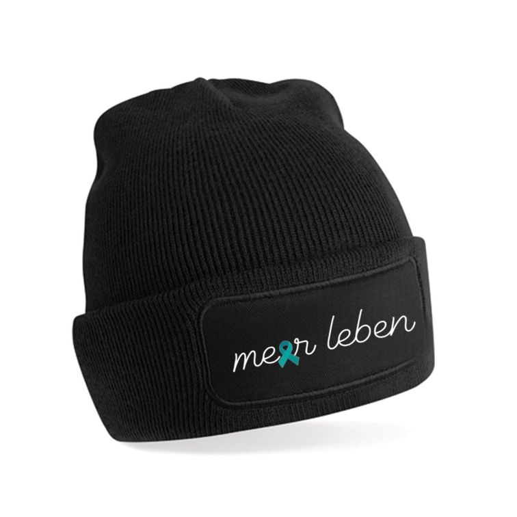 Beanie black "Schleife"