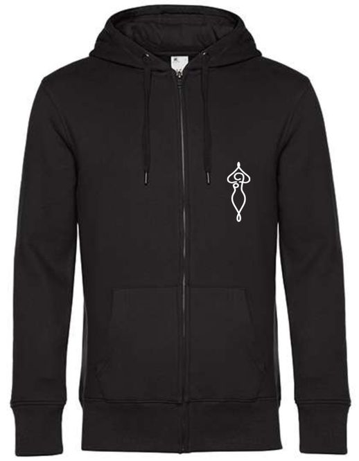 Meerleben Sweatjacke black "Schleife"